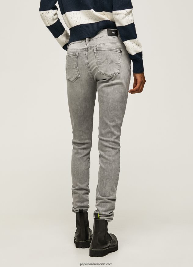 blugi skinny soho cu talie medie femei Pepe Jeans denim 6Z0R4649 - imagine 4