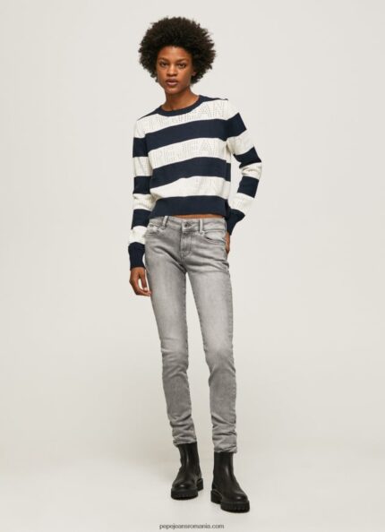 blugi skinny soho cu talie medie femei Pepe Jeans denim 6Z0R4649