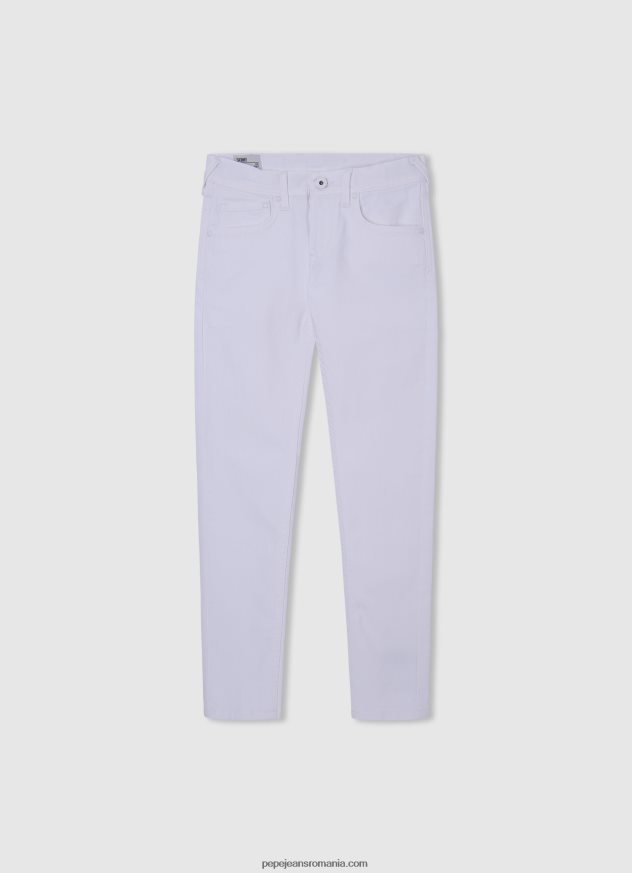 blugi slim cu talie medie încasat băiat Pepe Jeans denim 6Z0R461578 - imagine 5