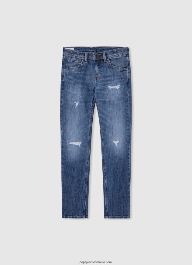 blugi_slim_cu_talie_medie_incasat_baiat_pepe_jeans_denim_6z0r461578.jpg blugi slim cu talie medie încasat băiat Pepe Jeans denim 6Z0R461578 - imagine 1