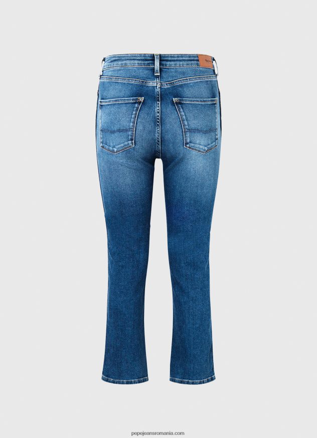 blugi slim fit dion 7/8 cu talie înaltă femei Pepe Jeans denim 6Z0R4674 - imagine 2