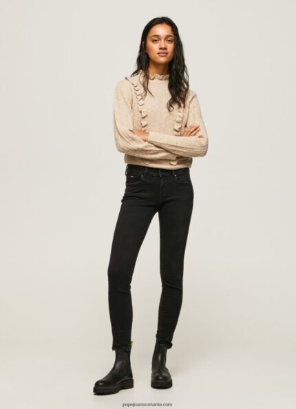 blugi soho slim fit cu talie mijlocie femei Pepe Jeans denim 6Z0R4656
