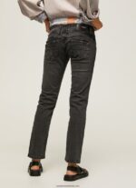 blugi venus cu talie joasa cu ajustare regulata femei Pepe Jeans denim 6Z0R4615 - imagine 4