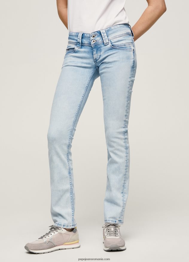 blugi venus cu talie joasa cu ajustare regulata femei Pepe Jeans denim 6Z0R4623 - imagine 2