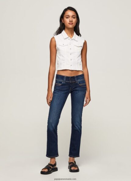 blugi venus cu talie joasa cu ajustare regulata femei Pepe Jeans denim 6Z0R4630