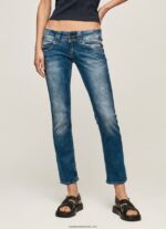 blugi venus cu talie joasa cu ajustare regulata femei Pepe Jeans denim 6Z0R4631 - imagine 2