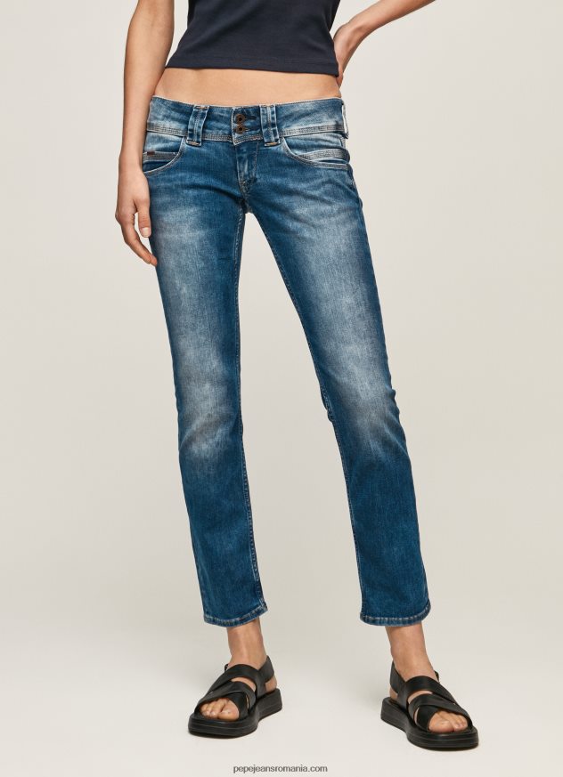 blugi venus cu talie joasa cu ajustare regulata femei Pepe Jeans denim 6Z0R4631 - imagine 2