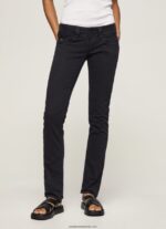 blugi venus venus cu talie joasă, drepte femei Pepe Jeans negru 6Z0R46298 - imagine 2