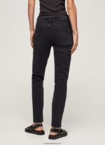 blugi violet cu talie înaltă femei Pepe Jeans denim 6Z0R4692 - imagine 4