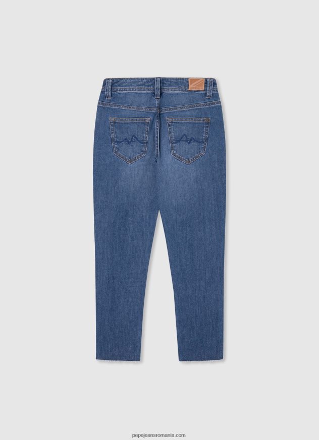 blugi violet cu talie înaltă, relaxed fit fată Pepe Jeans denim 6Z0R461362 - imagine 2