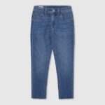 blugi violet cu talie înaltă, relaxed fit fată Pepe Jeans denim 6Z0R461362