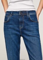 blugi violet mom carot fit cu talie înaltă femei Pepe Jeans denim 6Z0R4681 - imagine 3