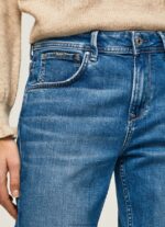 blugi violet mom carot fit cu talie înaltă femei Pepe Jeans denim 6Z0R4682 - imagine 3