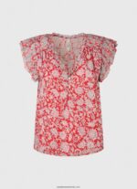 bluza cu imprimeu flori femei Pepe Jeans multi 6Z0R46372 - imagine 5