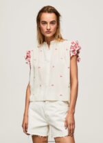 bluza mao detalii brodate femei Pepe Jeans multi 6Z0R46322 - imagine 3