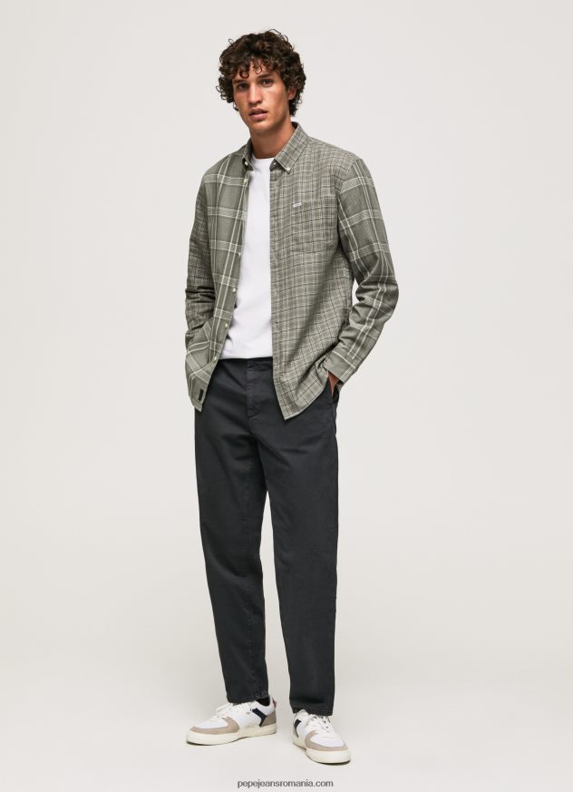 cămașă cu carouri mixte cu potrivire normală bărbați Pepe Jeans turnare 6Z0R461038 - imagine 2
