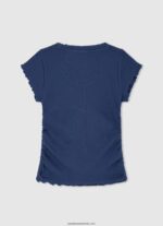 cămașă cu nervuri cu efect ondulat fată Pepe Jeans ocean 6Z0R461443 - imagine 2