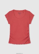 cămașă cu nervuri cu efect ondulat fată Pepe Jeans ocean 6Z0R461443 - imagine 3
