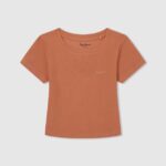 cămașă cu nervuri cu logo brodat fată Pepe Jeans piersică 6Z0R461461