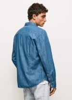 cămașă din denim carson regular fit bărbați Pepe Jeans denim 6Z0R461020 - imagine 4