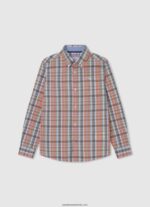 cămașă din popelin în carouri marple băiat Pepe Jeans studio roșu 6Z0R461659