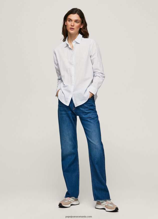 cămașă din voile de bumbac în dungi femei Pepe Jeans dafin 6Z0R46324 - imagine 2
