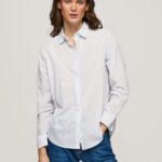 cămașă din voile de bumbac în dungi femei Pepe Jeans dafin 6Z0R46324