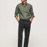 cămașă dobby cu potrivire obișnuită bărbați Pepe Jeans turnare 6Z0R461043