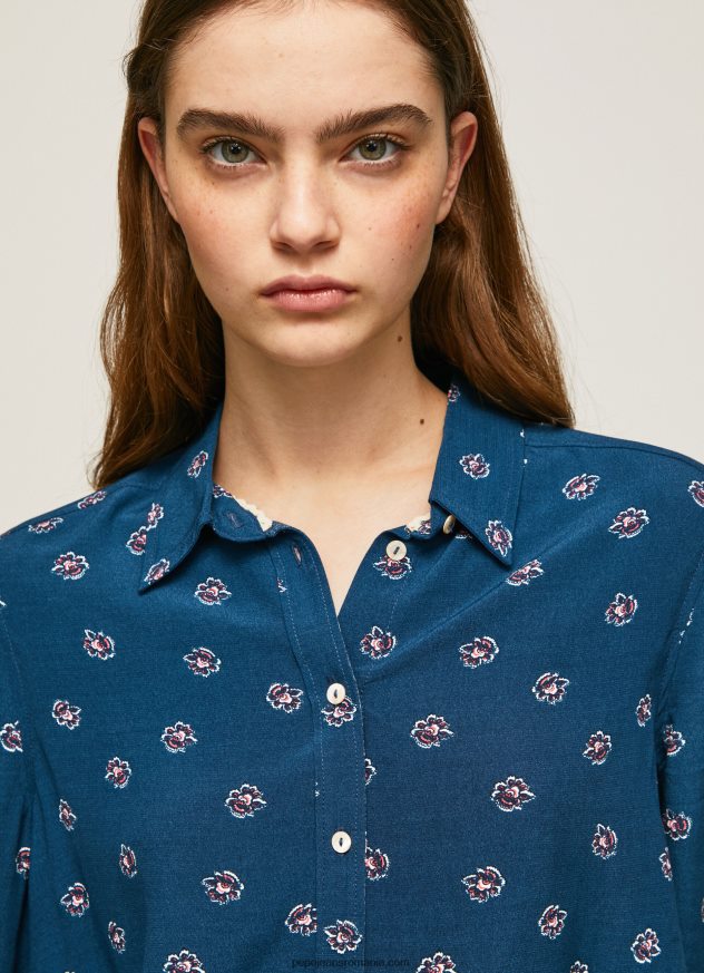 cămașă florală cu mânecă lungă femei Pepe Jeans multi 6Z0R46371 - imagine 3