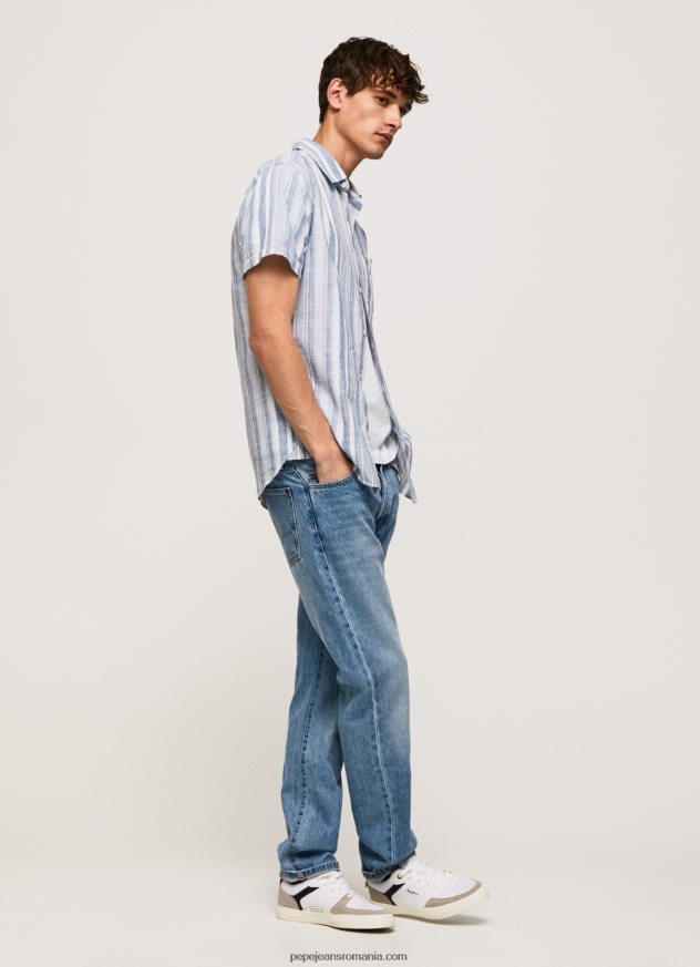 cămașă în dungi Luther slim fit bărbați Pepe Jeans jarman 6Z0R461056 - imagine 2