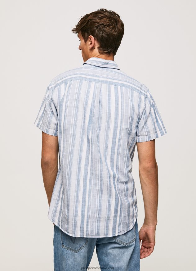 cămașă în dungi Luther slim fit bărbați Pepe Jeans jarman 6Z0R461056 - imagine 4