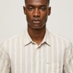 cămașă latimer cu mânecă scurtă bărbați Pepe Jeans malţ 6Z0R461061