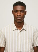 cămașă latimer cu mânecă scurtă bărbați Pepe Jeans malţ 6Z0R461061
