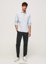 cămașă oxford lawson cu formă regulată bărbați Pepe Jeans albastru înălbitor 6Z0R461052