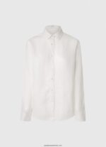 cămașă simplă cu ajustare normală femei Pepe Jeans alb 6Z0R46333 - imagine 5