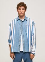 cămașă supradimensionată denim devon bărbați Pepe Jeans denim 6Z0R461021 - imagine 2