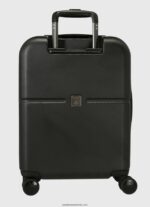 cărucior abs 55 cm. evidenția valiza tare femei Pepe Jeans negru 6Z0R46758 - imagine 3