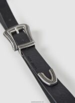 curea subțire din piele femei Pepe Jeans negru 6Z0R46759 - imagine 4