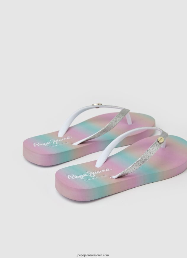 dorset milana beach flip flops fată Pepe Jeans argint 6Z0R461349 - imagine 4