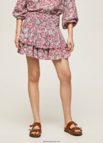 fusta cu imprimeu floral femei Pepe Jeans multi 6Z0R46503 - imagine 2