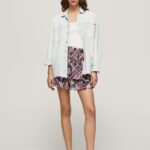 fusta fluida cu volane femei Pepe Jeans multi 6Z0R46494