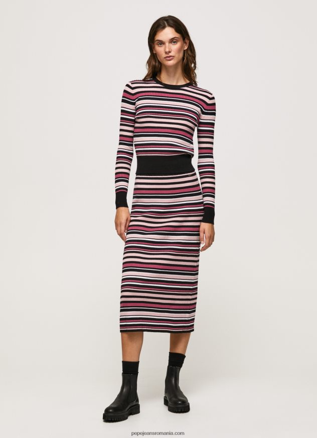 fusta_midi_cu_nervuri_femei_pepe_jeans_multi_6z0r46501.jpg fusta midi cu nervuri femei Pepe Jeans multi 6Z0R46501 - imagine 1