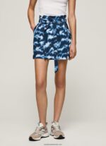 fusta mini cu imprimeu camuflaj femei Pepe Jeans multi 6Z0R46500 - imagine 2