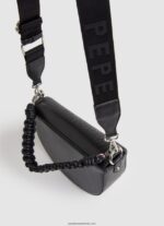 geantă crossbody cu mâner dublu femei Pepe Jeans negru 6Z0R46733 - imagine 2