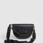geantă crossbody cu mâner dublu femei Pepe Jeans negru 6Z0R46733