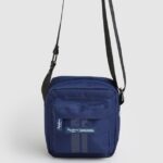 geantă crossbody din material textil cu logo în relief bărbați Pepe Jeans jarman 6Z0R461291
