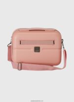 geantă de călătorie cu logo în relief fată Pepe Jeans roz deschis 6Z0R461515 - imagine 2