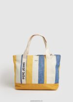 geantă de mână din bumbac femei Pepe Jeans dulwich 6Z0R46737 - imagine 4