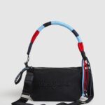 geanta de umar cu maner detasabil femei Pepe Jeans negru 6Z0R46734
