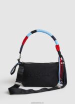 geanta de umar cu maner detasabil femei Pepe Jeans negru 6Z0R46734